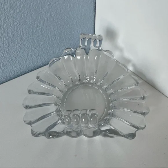 Heisay Vintage Crystolite Handled Snack / Trinket Dish 1937-1957 - Picture 2 of 6